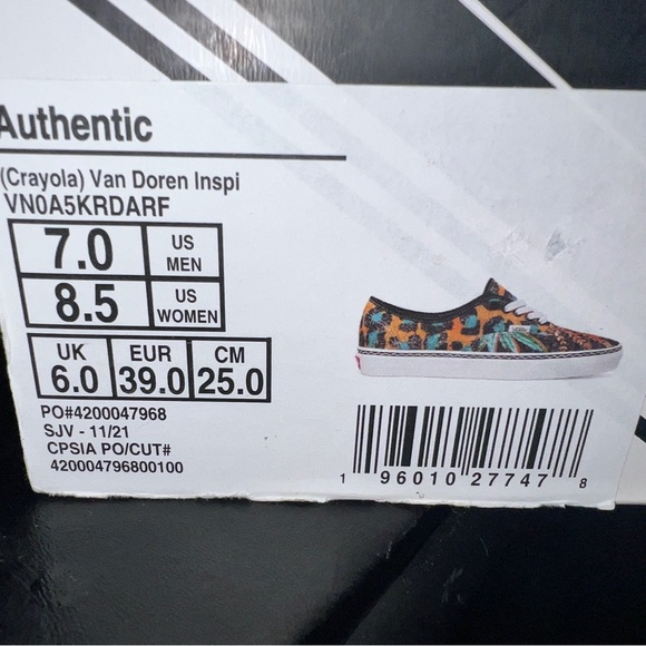 Vans Authentic Crayola (Van Diren Inspiration) Multiple sizes - Picture 9 of 16